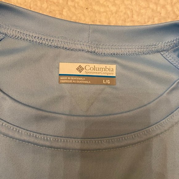 Columbia Men's Light Blue Terminal Tackle PFG Shirt (L) - Picture 3 of 4